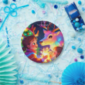Enchanted Christmas Glow Papieren Bordje (Feest)