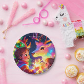 Enchanted Christmas Glow Papieren Bordje (Feest)