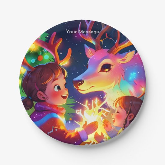 Enchanted Christmas Glow Papieren Bordje (Voorkant)