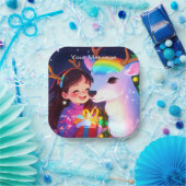 Enchanted Christmas Glow Papieren Bordje (Feest)