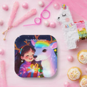 Enchanted Christmas Glow Papieren Bordje (Feest)