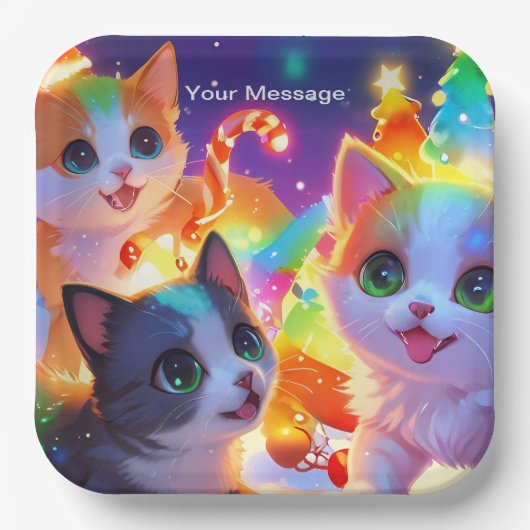 Enchanted Christmas Glow Papieren Bordje (Voorkant)