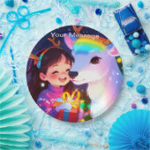 Enchanted Christmas Glow Papieren Bordje (Feest)