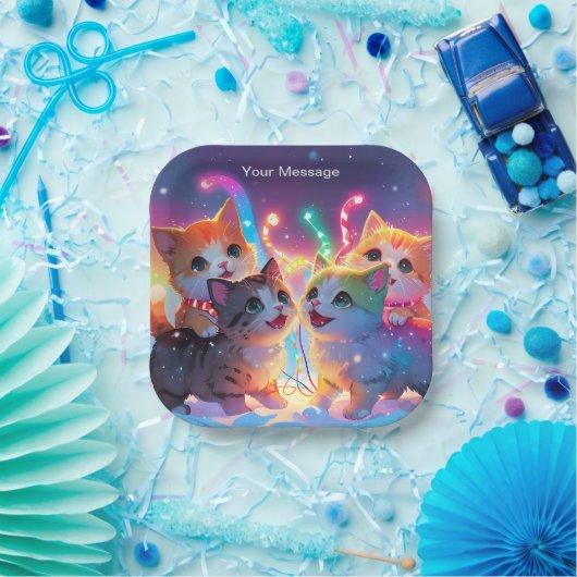 Enchanted Christmas Glow Papieren Bordje (Feest)