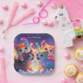 Enchanted Christmas Glow Papieren Bordje (Feest)