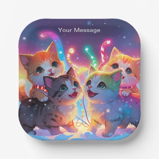 Enchanted Christmas Glow Papieren Bordje (Voorkant)