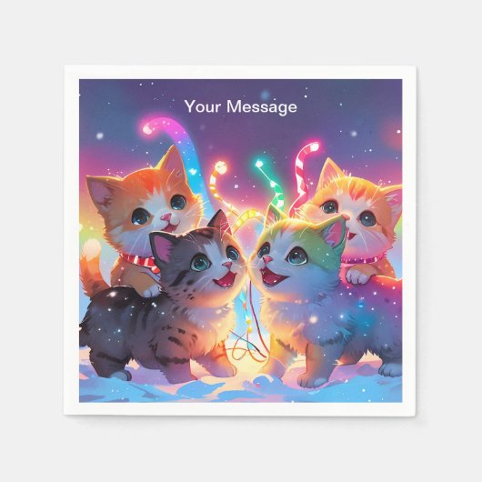 Enchanted Christmas Glow Servet (Voorkant)