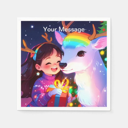 Enchanted Christmas Glow Servet (Voorkant)