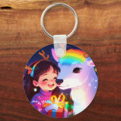 Enchanted Christmas Glow Sleutelhanger (Achterkant)