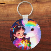 Enchanted Christmas Glow Sleutelhanger (Voorkant)