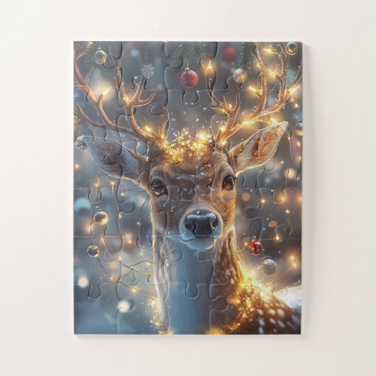 Enchanted Christmas Reindeer Puzzle Legpuzzel (Verticaal)