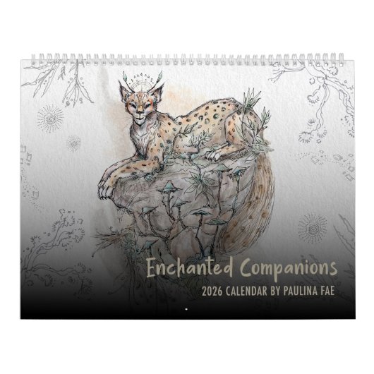 Enchanted Companions: Kalender 2026 van Paulina Fa (Hoes)