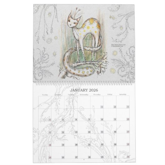 Enchanted Companions: Kalender 2026 van Paulina Fa (Jan 2026)