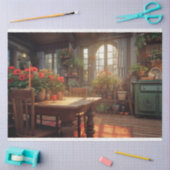 Enchanted Cottage 4 Decoupage papier (Craft)