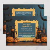 Enchanted Coven Halloween Party Uitnodiging (Voorkant / Achterkant)