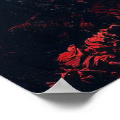 Enchanted Crimson Forest beroemd gemaakt door Mono Poster (Hoek)