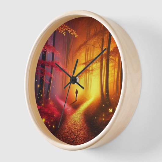 Enchanted Crossroads – Vibrant Autumn Forest Art P (Hoek)