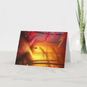 Enchanted Crossroads – Vibrant Autumn Forest Art P Bedankkaart (Voorkant)