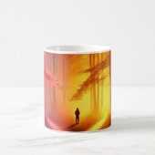 Enchanted Crossroads – Vibrant Autumn Forest Art P Koffiemok (Center)