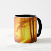 Enchanted Crossroads – Vibrant Autumn Forest Art P Mok (Voorkant rechts)