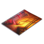 Enchanted Crossroads – Vibrant Autumn Forest Art P Notitieboek (Linkerzijde)