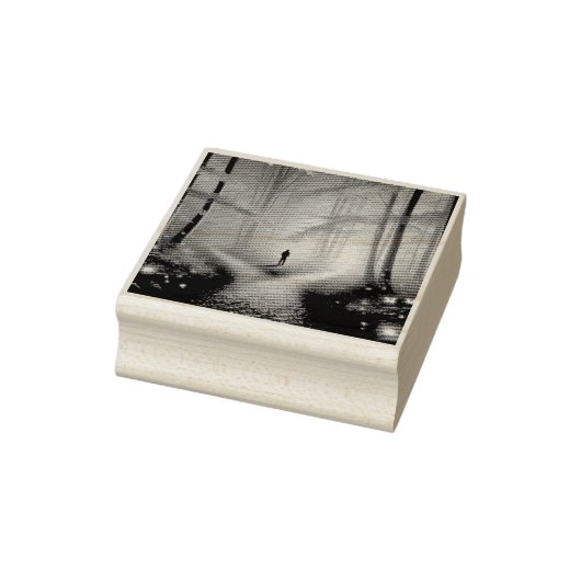 Enchanted Crossroads – Vibrant Autumn Forest Art P Rubberstempel (Stempel)