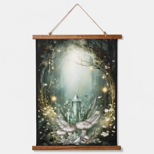 Enchanted Crystal Forest Hangend Wandkleed (Voorkant)