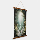 Enchanted Crystal Forest Hangend Wandkleed (Gebogen)