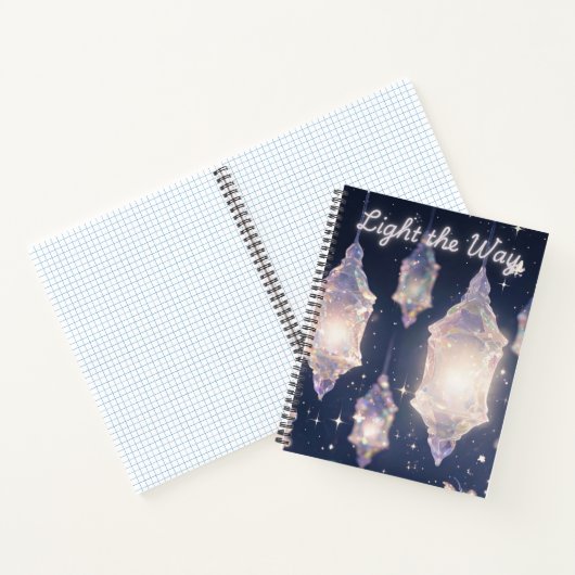 Enchanted Crystal Lanterns Notitieboek (Binnen)