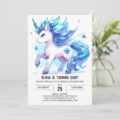 Enchanted Custom Horse Verjaardag Kaart (Staand voorkant)