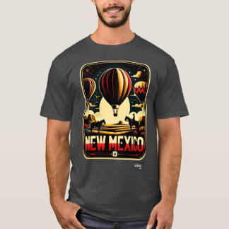 Enchanted Desert New Mexicos Amerikaanse Retr T-shirt