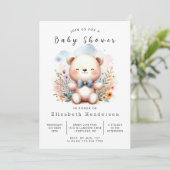 Enchanted Digital Beer Baby shower Kaart (Staand voorkant)