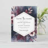 Enchanted Digital Bourgogne Save The Date (Staand voorkant)