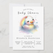 Enchanted Digital Duck Baby shower Kaart (Voorkant)