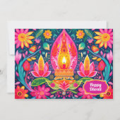 Enchanted Diwali Gardens card Kaart (Voorkant)