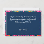 Enchanted Diwali Gardens card Kaart (Achterkant)