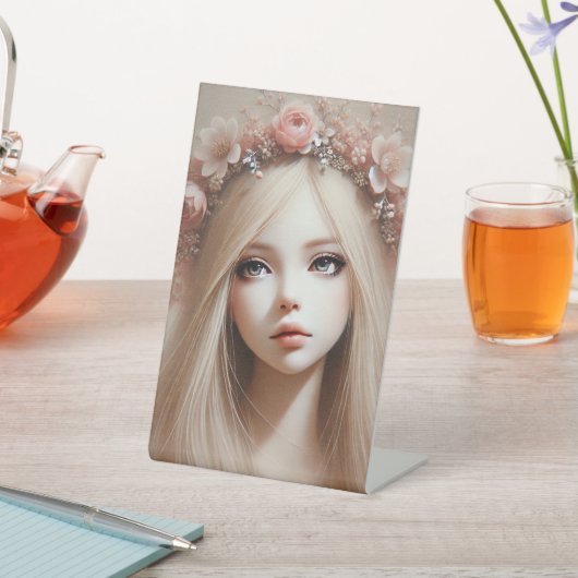 Enchanted Dolls: Bewakers van dromen en kostbaar Reclamebord Met Voetstuk (Insitu)