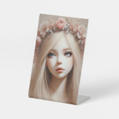 Enchanted Dolls: Bewakers van dromen en kostbaar Reclamebord Met Voetstuk (Voorkant)