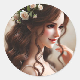 Enchanted Dolls: Bewakers van dromen en kostbaar Ronde Sticker