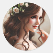 Enchanted Dolls: Bewakers van dromen en kostbaar Ronde Sticker (Voorkant)