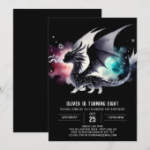 Enchanted Dragon Birthday Custom Kaart (Voorkant / Achterkant)