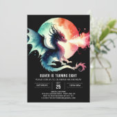 Enchanted Dragon verjaardagskinderen Kaart (Staand voorkant)