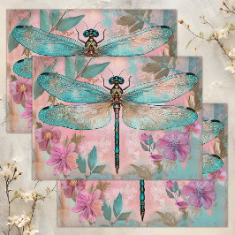 ENCHANTED DRAGONFLY DECOUPAGE TISSUEPAPIER