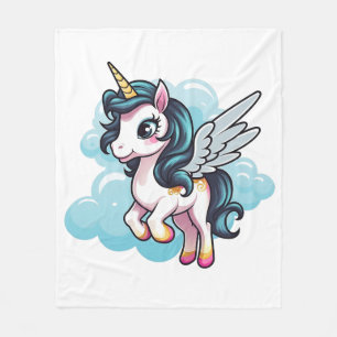 🌈 "Enchanted Dreams" Eenhoorn Fleece Deken 🦄