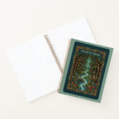 Enchanted Dreams Embroidered Mystical Forest  Notitieboek (Binnen)