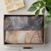 Enchanted Duck Fairy Girl Decoupage Tissuepapier (Geschenk)