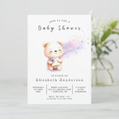 Enchanted Editable Beer Baby shower Kaart (Staand voorkant)