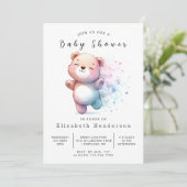Enchanted Editable Beer Baby shower Kaart (Staand voorkant)