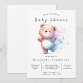 Enchanted Editable Beer Baby shower Kaart (Voorkant / Achterkant)