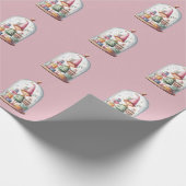 Enchanted Elf | North Pole Christmas  Cadeaupapier (Hoek)